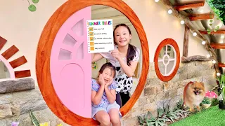 Bug’s little sister wants to play in Dome house