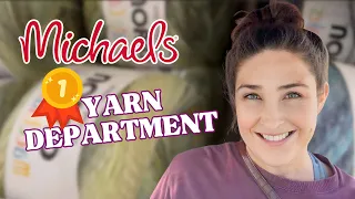 The ✨BEST✨ Michael’s Yarn Department!