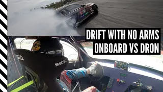 Drift with no arms - ONBOARD vs DRON | Bartosz Ostałowski