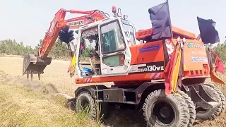 Amezing project village excavator work!have machine