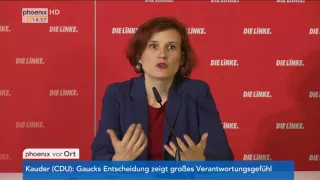 Joachim Gauck: Katja Kipping zur Entscheidung des Bundespräsidenten am 06.06.2016
