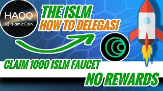 CARA DELEGATE COIN ISLM 💚 CLAIM 1000 ISLM FREE ‼️ HAQQ NETWORK TESTNET 💰