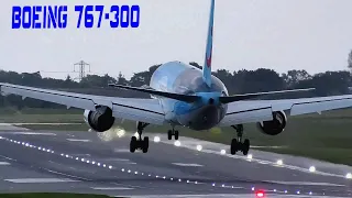 TUI AIRWAYS BOEING 767-300 Landing at Birmingham Airport