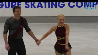 JURUN / KRAJC. Oberstdorf 2018. Masters Pairs - Free Skating. 2 place