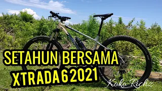 REVIEW SETAHUN BERSAMA SEPEDA MTB POLYGON XTRADA 6 2021