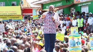 'MPANGO WA RAILA NI KUTUPA MAWE!' MP ICHUNGWA TELLS DP RUTO'S CROWD IN MURANG'A!!