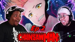 Chainsaw Man Episode 2 GROUP REACTION || First Time Watching