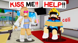 My CREEPY TEACHER has a CRUSH on Me!! | Roblox Brookhaven RP