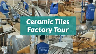 Ceramic Tiles Factory Warehouse in China Foshan | Ceramic Tiles Manufacturing Process