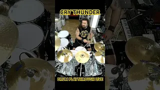 [GEE ANZALONE] CRY THUNDER Drum Playthrough Live - Dragonforce