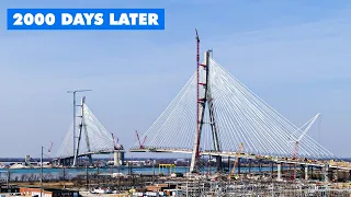 Gordie Howe International Bridge Celebrates Milestone | Construction Update