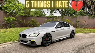 Five Things I Hate about my BMW 640i Gran Coupe 💔