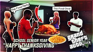 GTA 5 SCHOOL SENIOR YEAR IN DA HOOD 208 "POOKIE STOLE THANKSGIVING" 🦃😲 (GTA 5 ROLEPLAY)