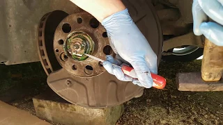 W211 МЕРСЕДЕС КАК ЗАМЕНИТЬ СТУПИЧНЫЙ ПОДШИПНИК SBC блока BEARRING BALL REPAIR MERCEDES E CLASS