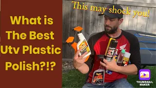 UTV plastic polish shootout