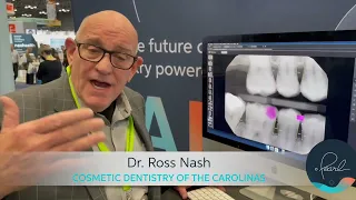 Dr. Ross Nash shows how Pearl's dental AI helps him evaluate cavities in patient x-rays.