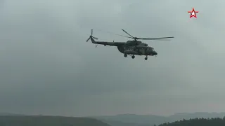 Serbian Mi-17 and Mi-35 CSAR training