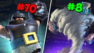 Ranking ALL 109 Cards in Clash Royale from Worst to Best