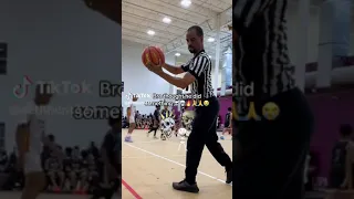 Ref catching basketball meme 😭 #meme #funny #ref #referee #humor #basketball #anime #save