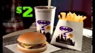 McDonalds - Batman Forever Dynamic $2 Dinner Deal - Australian Ad 1995