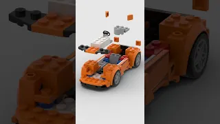 McLaren 720S 🏁 Satisfying Building Animation #shorts #lego #mclaren