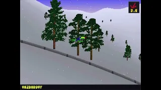 Deluxe Ski Jump 2.1 - Pierwsze skoki na komputerze po długiej przerwie.