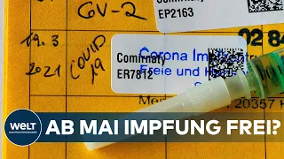 CORONA-PANDEMIE: Die Impfpriorisierung könnte bereits im Mai fallen I WELT News