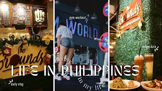 Life in Philippines | Daily Vlog | Gym Workout and Coffee Date