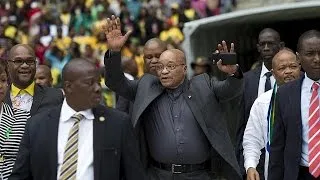 Zuma makes first public appearance since constitution violation ruling