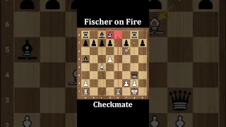Bobby Fischer on Fire | Evans Gambit | #Bobby_fischer vs Fine