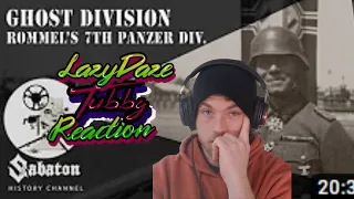 Ghost Division  Rommel's 7th Panzer Division  Sabaton History 073 REACTION! by LazyDaze Tubby