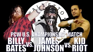 Billy Bates vs. James Johnson vs. Kid Riot (Palmetto Championship Wrestling; 3-18-2017)