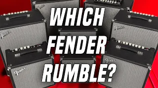 The Ultimate Fender Rumble Buyers Guide