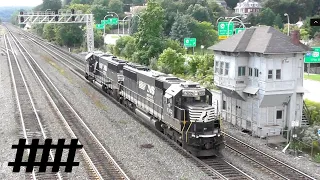 Railfanning at ALTO Tower by CP Altoona NS Signals in Altoona, PA with Norfolk Southern Trains 2018