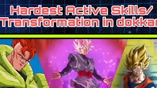 Top 10 HARDEST Transformation/Active Skills to get in Dokkan Battle