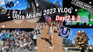 Ultra Miami 2023 | Day 2 & 3 Vlog | Hardwell, Alesso, KX5, Dimension, Gigantic Nghtmre & more!