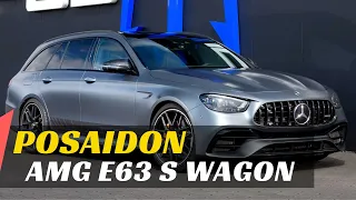 Posaidon 2021 facelifted Mercedes-AMG E 63 S Wagon with tuning packages up to 900+ HP