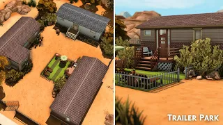 Base Game Trailer Park | The Sims 4 | Speed Build