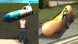 Funny and Weird Car Mods for GTA San Andreas