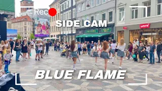 [KPOP IN PUBLIC, SIDECAM] BLUE FLAME - LE SSERAFIM Dance Cover from Denmark | CODE9 DANCE CREW