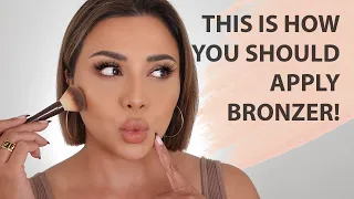 HOW TO USE BRONZER THE CORRECT WAY 2021 | NINA UBHI