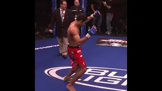 Jose Aldo dancing on his opponent