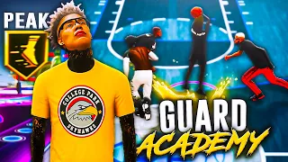 2K22 GUARD ACADEMY - ADVANCED PEAK/QUICKSTOP TUTORIAL ON NBA 2K22! BEST DRIBBLE MOVES + BEST BADGES