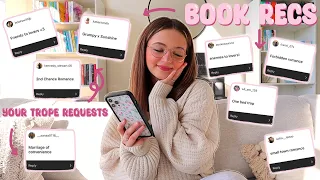 book recs based on the specific tropes YOU requested 💌
