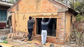 A man secretly renovated a 30-year-old house without telling his wife and cleaned the dusty rooms