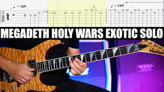 Megadeth - Holy Wars... Exotic Solo Lesson with Tabs