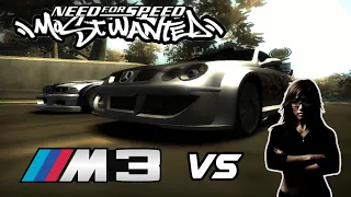 Need For Speed: Most Wanted - BMW M3 GTR VS Mercedes-Benz CLK 500 | Kaze (Blacklist #7)