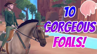 BREEDING SPREE! Getting 10 beautiful foals! Equestrian the game [ETG E72]