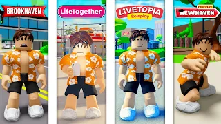 BROOKHAVEN VS LIFETOGETHER VS LIVETOPIA VS NEWHAVEN SUR ROBLOX