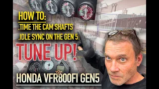 Honda VFR800fi Rare Gen5 cam timing & idle tuning guide!